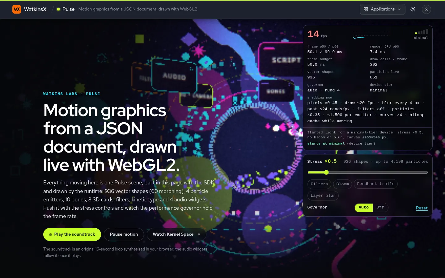 Pulse website